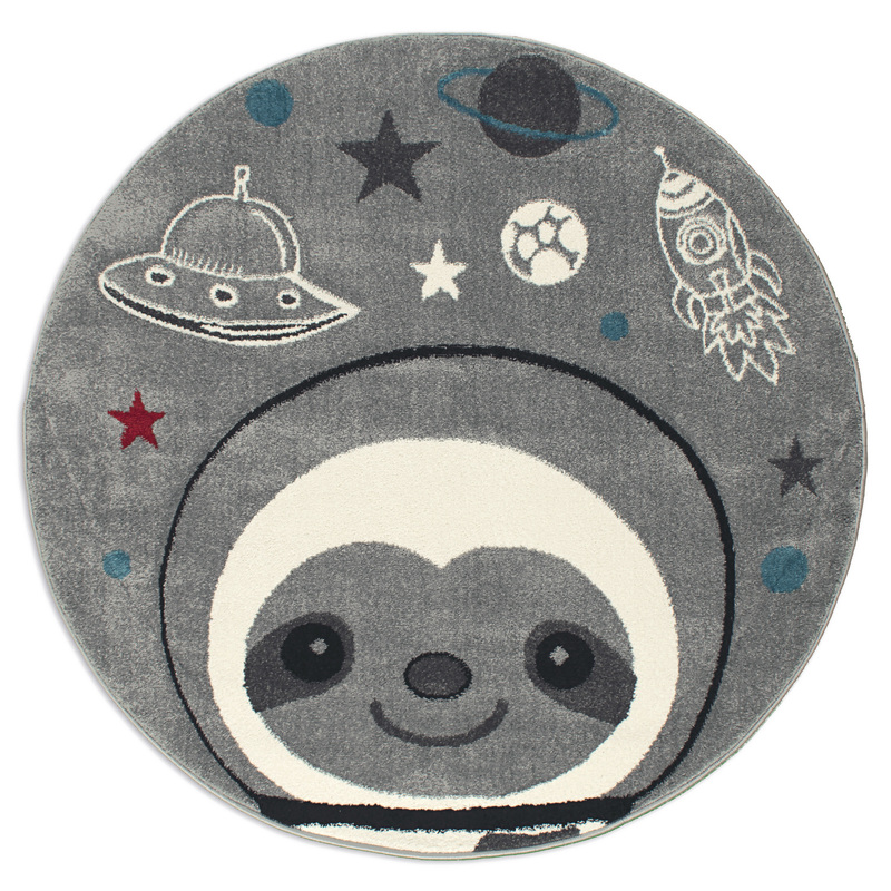 Παιδικό Χαλί Kids 8310A Grey Ροτόντα 1.33  KoulisCarpets